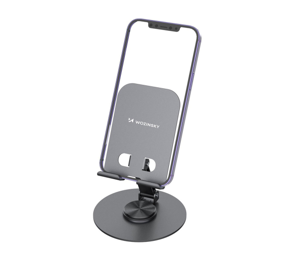 Wozinsky Podstawka stojak obrotowy pod telefon tablet szara - 1524716 - zdjęcie 4